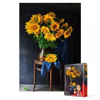 1000 Piece Jigsaw Puzzle - Time to Wait, popular Korean puzzle