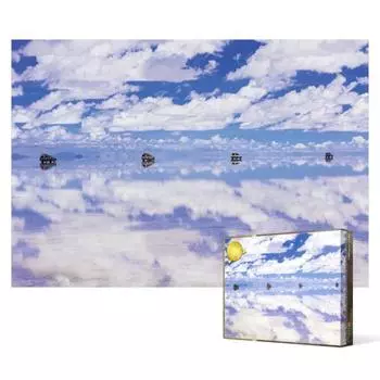 1000 piece jigsaw puzzle - Uyuni Salt Flats, popular Korean puzzle