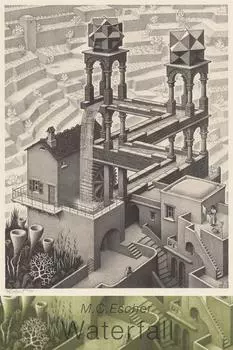 1000 Piece Jigsaw Puzzle Waterfall M.C.Escher (1961) (50x75cm)