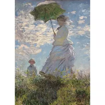 1000 piece jigsaw puzzle - woman with parasol (wood), popular Korean puzzle