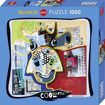 1000 pieces HEYE Puzzle Fredi Dotted Cow 29985 Gertsch 5656cm