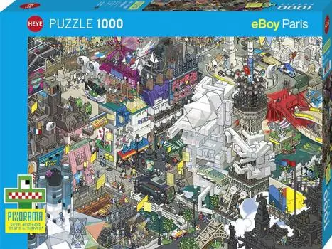 1000 pieces HEYE PUZZLE Paris Quest 30006 eBoy 5070cm