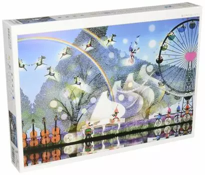 1000 штук Белое пианино на ветру (50x75cm)