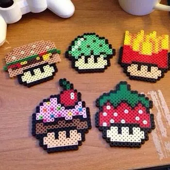 1000 шт 5 мм бусины Perler красочные бусины Hama DIY развивающие игрушки подарок ребенку небесно-голубой