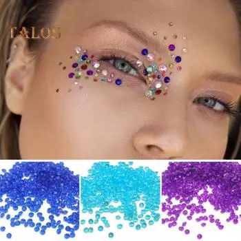 1000 шт. акриловые стразы цветные смоляные искусственные хрустальные камни DIY поделки наполнители для ваз свадьбы домашний декор стола разноцветный