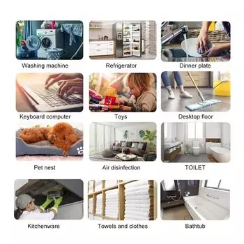 1000 шт., бытовые 84 мгновенных дезинфицирующих шипучих таблетки, больничные и школьные таблетки для дезинфекции домашних животных белый