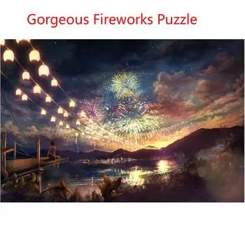 1000 шт. DIY Пазл Картина Великолепного Фейерверка 1set