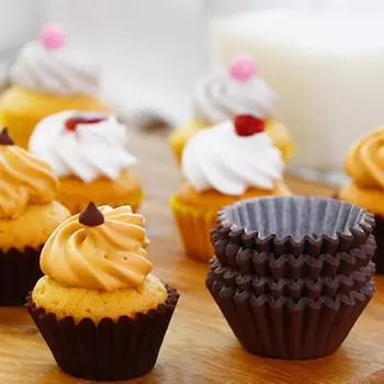 1000 шт. форм для выпечки, водонепроницаемая пленка, простая домашняя мини-форма для торта, печенья, десерта, кексов для выпечки зелёный