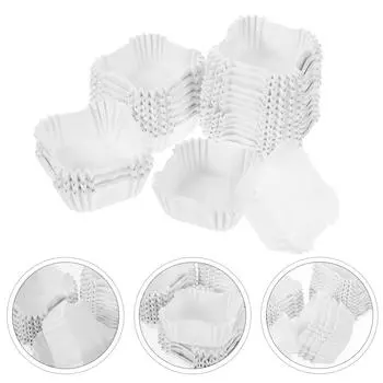 1000 шт. формочки для торта обертки для кексов держатели вкладыши контейнер для маффинов хлеб бумага белый