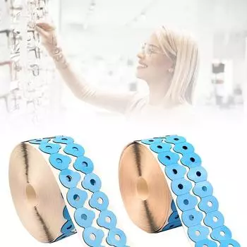 1000 шт. Клеевые накладки для окантовки линз очков, защитные наклейки для линз, обработка, полировка очков 24