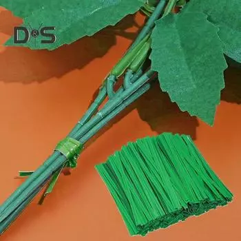 1000 шт. крафт-бумага стяжек-перевязок многоразового использования с проволочным сердечником гибкие кабельные стяжки для упаковки хлеба торта конфет праздничные сувениры красный