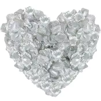 1000 шт. лепестков роз, шелковые лепестки роз, искусственные лепестки роз для романтического вечера, дня святого валентина, предложения, годовщины, свадьбы, украшения золотой