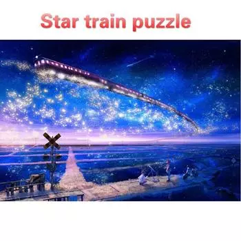 1000 шт., пазлы с изображением пейзажей для взрослых, детские развивающие игрушки-головоломки для сборки 1set