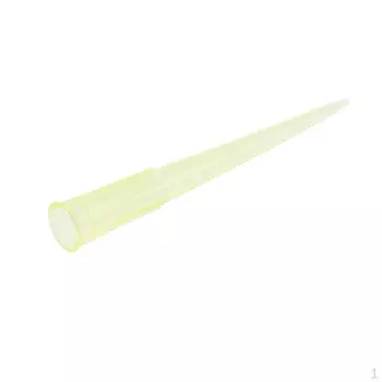 1000 шт. прозрачные желтые наконечники для пипеток, лабораторная пипетка для переноса жидкости, 200 мкл, одноразовые