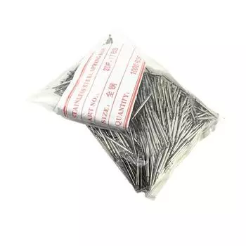 1000 шт. пружинные штифты, универсальный диаметр 1,5 мм, нержавеющая сталь, ремешок для часов, инструменты для удаления штифтов для часовщика 12 mm