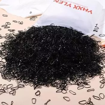 1000 шт. Разноцветные Маленькие Одноразовые Резинки для Волос Скранчи Девочки Эластичная Резинка Держатель для Хвоста Аксессуары для Волос Резинки для Волос