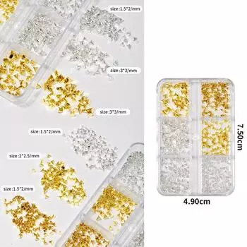 1000 шт. Ретро маникюрные шармы Панк металлические заклепки Шармы для ногтей 3D Конусные заклепки для нейл-арта Стильные аксессуары для украшения ногтей из сплава