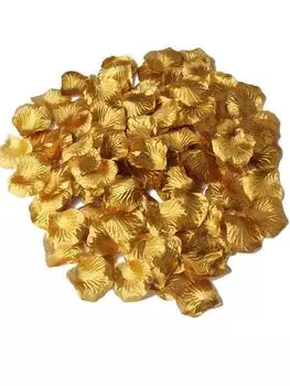 1000 шт. шелковые лепестки роз Искусственные лепестки роз для романтической ночи День святого Валентина Свадьба Предложение Годовщина золотой