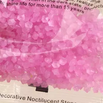 1000 шт. светящийся песок, светящаяся в темноте галька, камень, домашний сад, уличная дорожка, украшение для газона, аквариумный декор, 3-5 мм белый