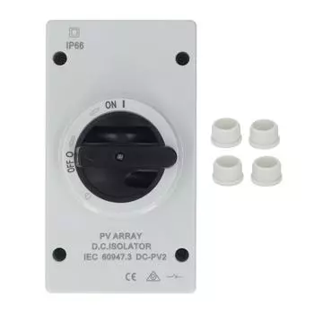 1000 В 32 А PV DC разъединитель IP66 компактный фотоэлектрический DC разъединитель для автофургона