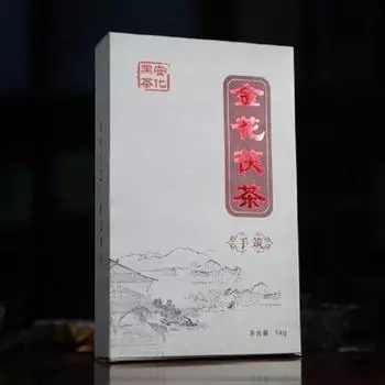 1000г Чай ручной работы Черный чай Кирпичный Фуча Китай Хунань Спелый чай12 лет Зеленая пища