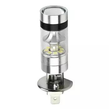 1000LM светодиодная фара белого цвета 100W 20-SMD 2 шт. 6000K лампа для вождения противотуманная фара H1 запасные части для проектора износостойкая CHINA