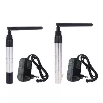 1000M сверхдальний 2.4G ISM DMX512 беспроводной передатчик и приемник 23DBM контроллер освещения с антенной для сценического освещения EU Plug