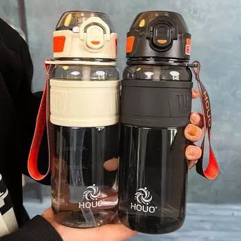 1000ml/750ml Portable Sport Water Bottle Durable Gym Fitness Outdoor Sport Climbing Cycling Drinking Bottle 750ml чёрный