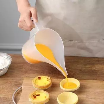 1000ml Tip Tip Measuring Cup Graduated Cup Liquid Measuring Cup Container Funnel Liquid Measuring Cup Kitchen Baking Tool 1000ml