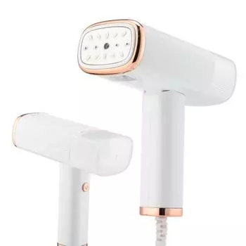 1000W Handheld Mini Steam Iron For Clothes Mite Removal Fast-Heat Household Fabric Garment Steamer Steam Brush Home Travel EU белый