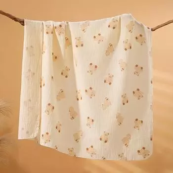 100*100 см Детская Муслиновая Пеленка 100% Хлопок Детские Одеяла Детская Обертка Для Сна И Путешествий 100x100CM