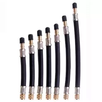 100/110/140/160/180/200/250 мм плетеный автомобильный шланг для колес, клапан для шин, надувной резиновый шланг, стальная проволока, удлинители, адаптер для трубки