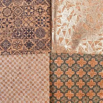 100*137 см натуральная пробковая деревянная кожаная ткань с рисунком под дерево искусственная кожа ткань для шитья своими руками фоновая настенная обивка