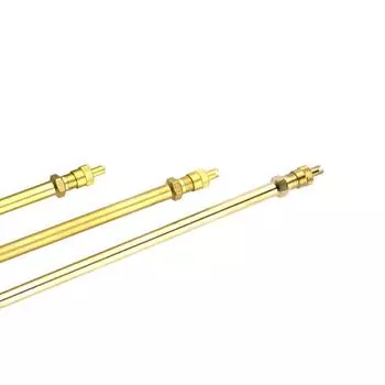 100/140/200 мм латунные удлинители для вентилей шин удлинитель штока пневматический адаптер для накачивания воздушного насоса для автофургонов мотоциклов велосипедов принадлежности