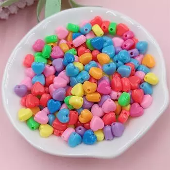 100/150 шт., дисперсионные бусины ручной работы, бусины, акриловые бусины, материал, любовь, пятиугольный самодельный браслет, ювелирные изделия из тыквы, ожерелье из макарон Pentagram/150pcs
