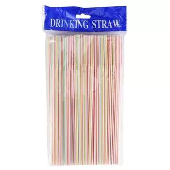 100/2000 шт 21 см цветные одноразовые пластиковые изогнутые питьевые трубочки свадебные вечеринки барные аксессуары для напитков день рождения пластиковые трубочки 100pcs разноцветный