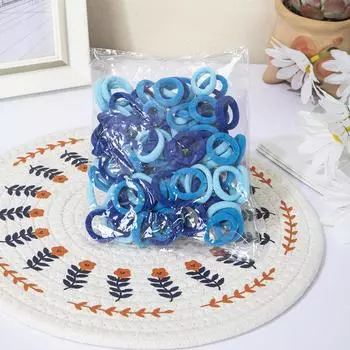 100/200/300/400 шт. Детская эластичная резинка для волос, наборы аксессуаров для волос для девочек, идеальный выбор для подарков 100pcs