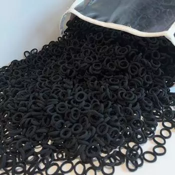 100/200/300 шт. Эластичные резинки для волос, аксессуары для волос для девочек, красочная нейлоновая повязка на голову, детская резинка для хвостика, резинки-скранчи, украшения, подарок 100Pcs