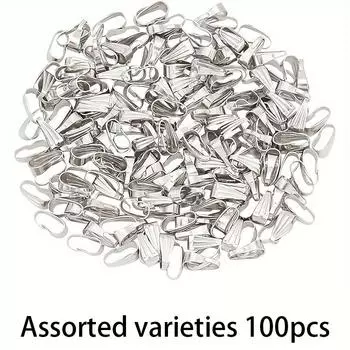 100/200/300 шт. Простая и элегантная пряжка из сплава с подвеской, зажим в виде семечка дыни, пряжка для аксессуаров своими руками, пряжка с подвеской в виде головки семечка дыни 100pcs