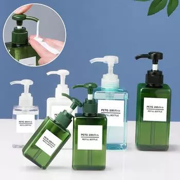 100/200/450 мл лосьон для ухода за кожей дезинфицирующее средство для рук упаковка для хранения пластиковая бутылка 200ml кофейный