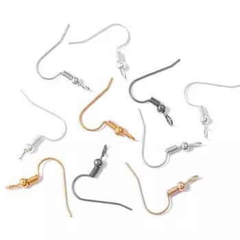 100/200 шт. ироничные подвески фурнитура серьги застежки крючки фурнитура аксессуары для самостоятельного изготовления ювелирных изделий золотой