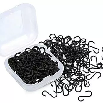 100/200 шт. Мини S-образные крючки, устойчивые к коррозии, широко используемые, маленькие S-образные вешалки, рождественские украшения 100pcs