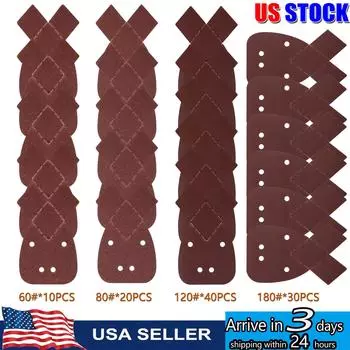 100/200 шт. шлифовальных подушечек для мышей, зернистость 60/80/120/180, наждачная бумага для шлифовки деталей, 4 отверстия, шлифовальные подушечки для полировки и шлифования 100PCS&95x135mm