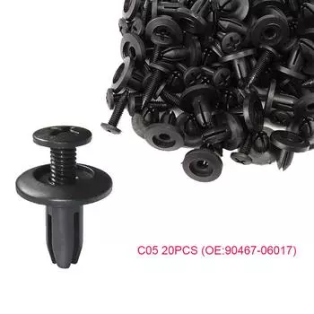 100/200 шт. Универсальный автомобильный крепеж, пластиковый автомобильный фиксатор, портативный крепеж для дверной панели, грязезащитный щиток