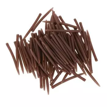 100-20 шт. терминал для ловли карпа, рукава против запутывания, соединяются с рыболовным крючком, резиновый наконечник, позиционер трубки, терминал, рыболовные снасти 50pcs