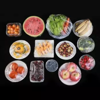 100/300/500 шт. Бытовая пластиковая упаковка, одноразовый пищевой полиэтиленовый пакет для консервации фруктов и овощей, кухонный набор, необходимый для кухни