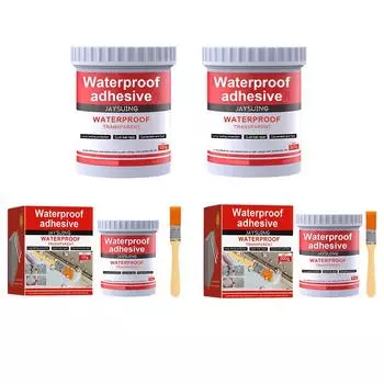 100/300 г клей для унитаза, прозрачный невидимый герметик, герметичный ремонтный клей для устранения протечек, ремонт и герметизация трещин 100g