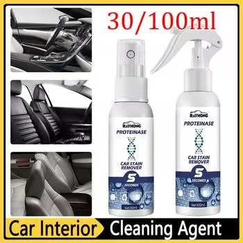 100/30 мл Чистящее средство для кожи и обивки Чистящее средство для салона автомобиля Чистящее средство для дома Чистка автомобиля Техническое обслуживание