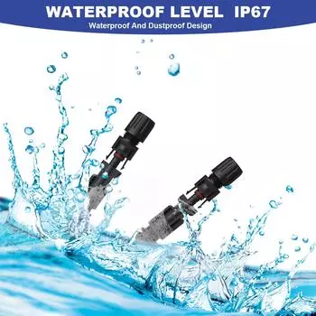 100/40/20/10 шт DC солнечный разъем 1000V30A панель Stecker IP67 водонепроницаемый разъемы комплект для PV/MC кабеля 2.5/4/6мм2