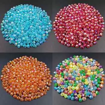 100/40 шт. 6/8 мм AB красочные угловые бусины с ананасом, материал «сделай сам», аксессуары из ручного бисера 8mm 40pcs/lot темно-зеленого